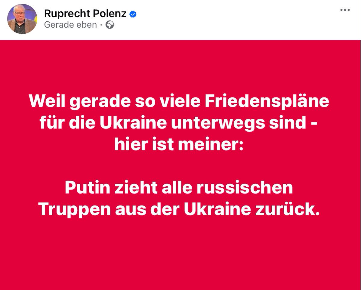 Ruprecht Polenz🇪🇺 tweet media