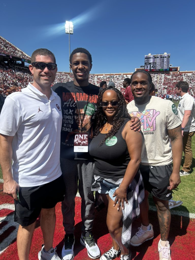 After a great visit and talk with Coach <a href="/PorterMoser/">Porter Moser</a> ! I am blessed to receive an offer from Oklahoma University! Thank you Coach <a href="/Brock_Morris/">Brock Morris</a>