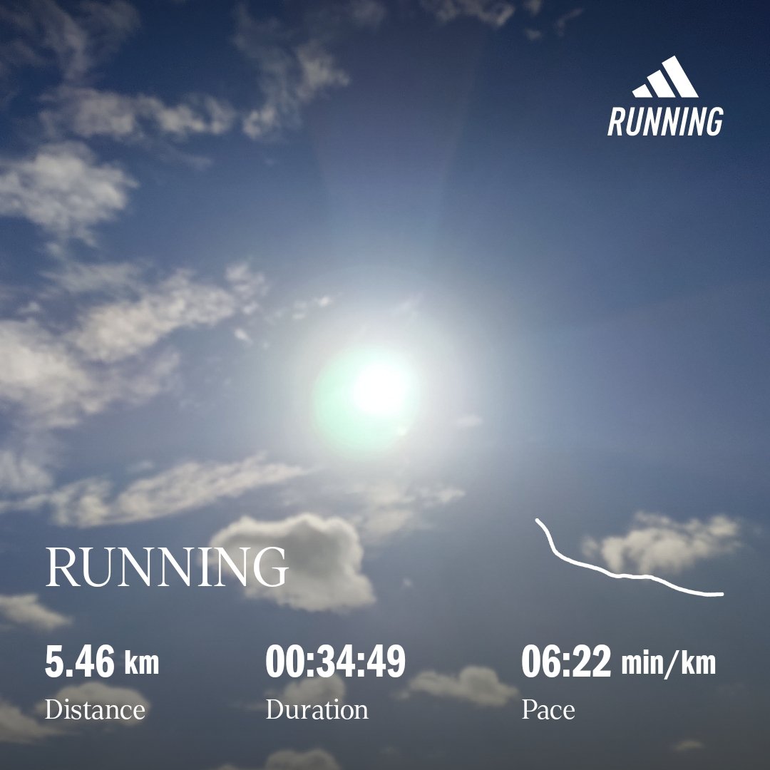iguinfo's tweet photo. 5 km run done 🦿
31 ℃

#run
#morningrun
#2ndrun https://t.co/JFbpsRBEcf