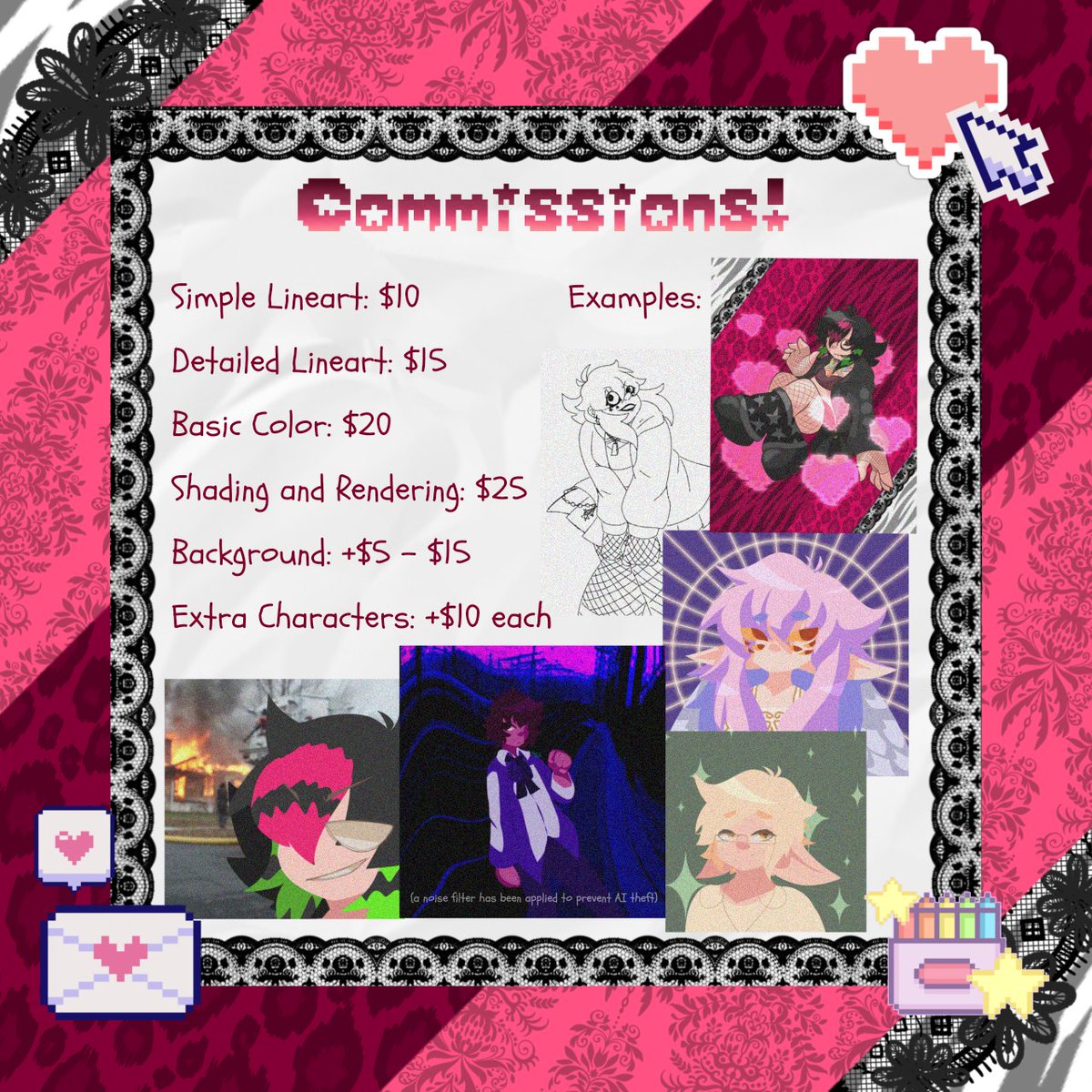 MiniCorruption's tweet photo. New Commission Sheet!

#commissionsopen #artcommissions https://t.co/baQpoIAUfj