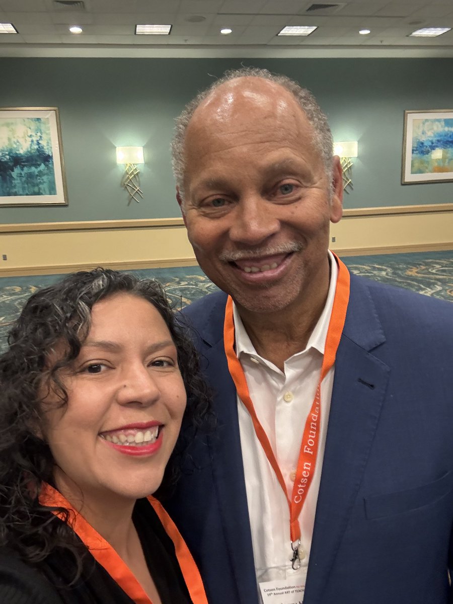 Thank you Jerry for our annual <a href="/CotsenAoT/">ART of TEACHING</a> yearly picture. Thank you, and all the staff for an amazing day! 📚🧡<a href="/RowlandSchools/">Rowland Schools</a> 💙🎉