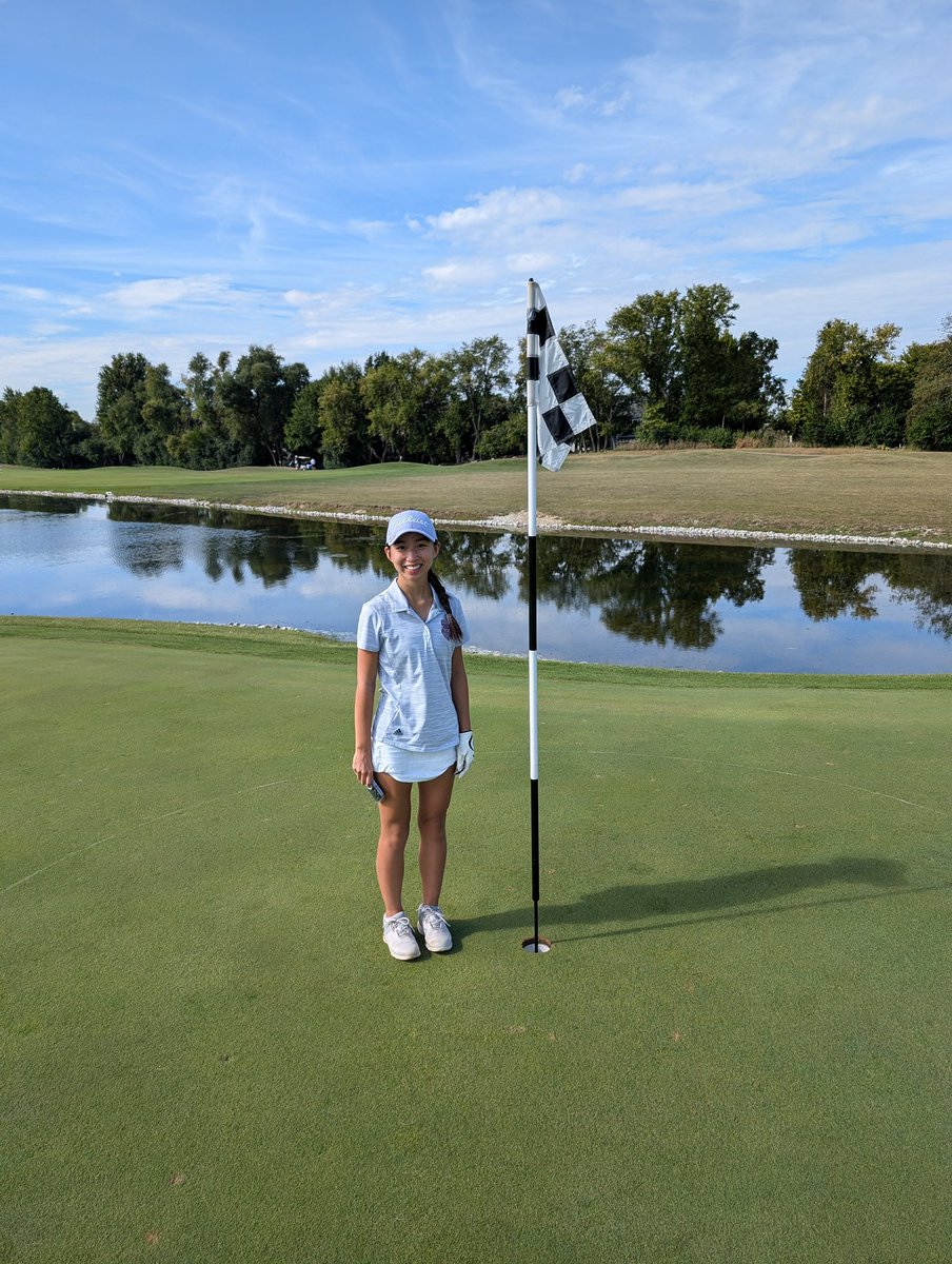 Congrats to Amelia Tan UHigh and Audrey Hoesley DePaul College Prep for their Aces today!! Great job girls!!