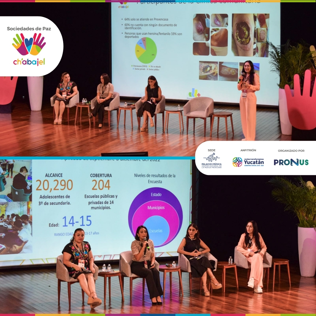 El 13 de septiembre, de 16:00 a 17:00 en el Auditorio, se abordaron estrategias integrales para prevenir, tratar y apoyar la reintegración social de personas con adicciones.

#Chabajel2024 #AtenciónDeAdicciones #SaludComunitaria #PrevenciónDeAdicciones