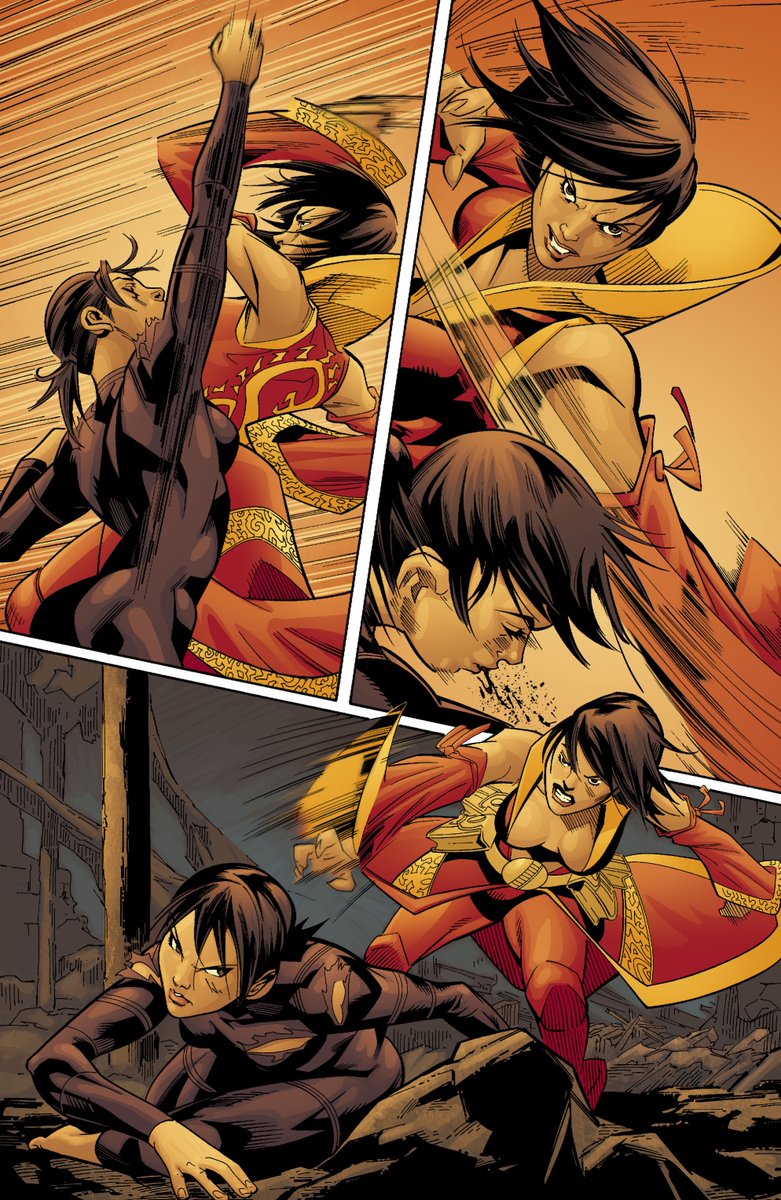Got any family plans for the weekend? Because Cass Cain does. For day 14 of #LadyShivaMonth, it's <a href="/popmhan/">Pop Mhan 🤌</a>'s climactic battle from BATGIRL #73, a fight to the bitter end with dynamic art, razor sharp motions and a killer hook!