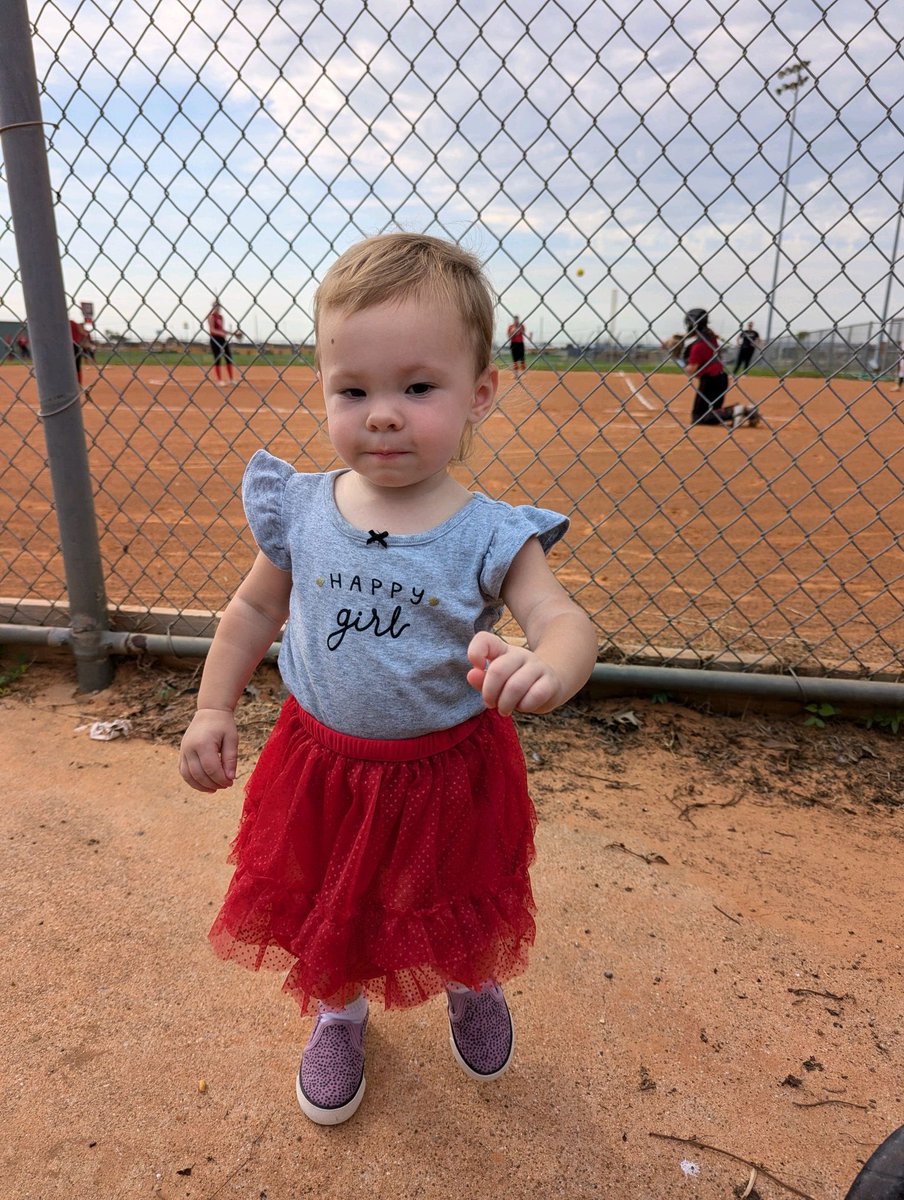 Had my first college scrimmage in the books and had my #1 fan out there cheering me on. My little cousin Elizabeth! We got the win!