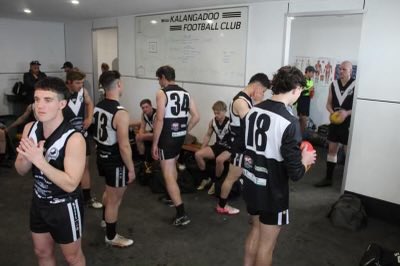 GrahamDowie's tweet photo. Mr 15 had a good taste of finals footy making it through to the Prelim in our A grade side. 
A huge loss but the young fella stood up to even get into the best players. 
Something to build on for him now. https://t.co/2HfiDWck6q