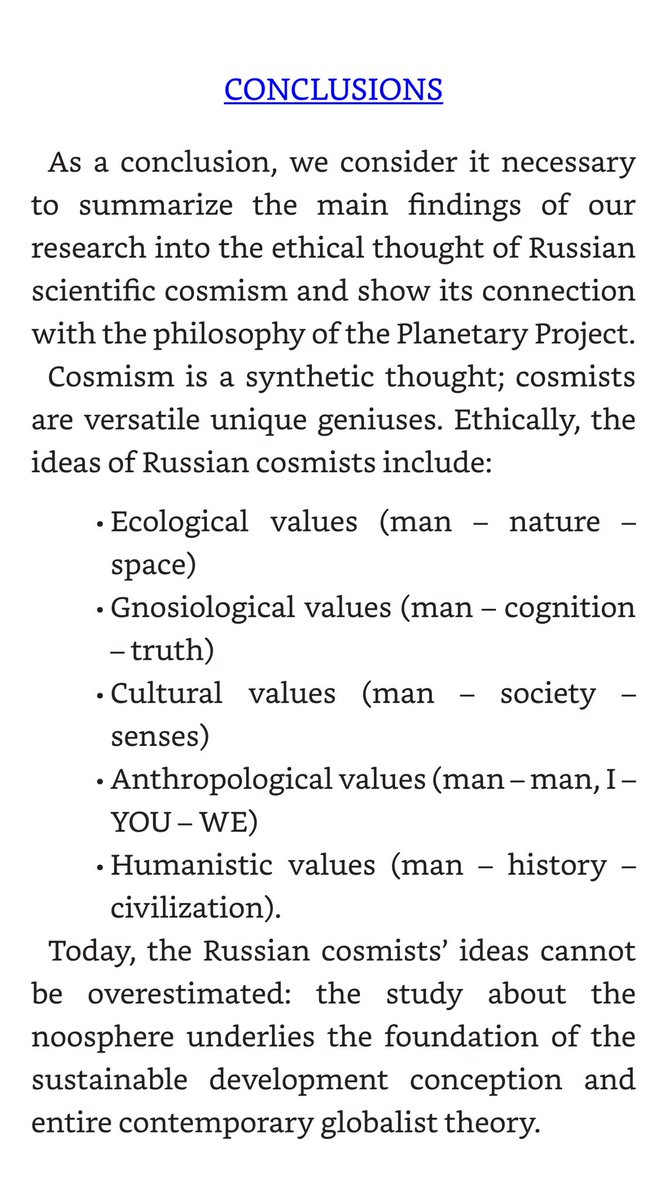 Thinkb4Learning's tweet image. “Russian cosmists' ideas cannot be overestimated…study about…noosphere underlies…foundation of…sustainable development conception &amp;amp; entire…globalist theory.” 

“combines organically natural science, metaphysics, rationalism, &amp;amp; mysticism.”

#PlanetaryEthics #Pantheism ⭕️