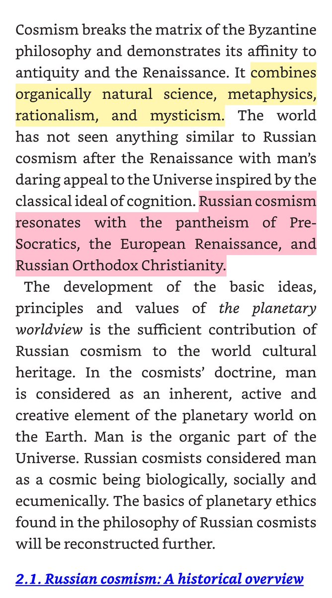 Thinkb4Learning's tweet image. “Russian cosmists' ideas cannot be overestimated…study about…noosphere underlies…foundation of…sustainable development conception &amp;amp; entire…globalist theory.” 

“combines organically natural science, metaphysics, rationalism, &amp;amp; mysticism.”

#PlanetaryEthics #Pantheism ⭕️