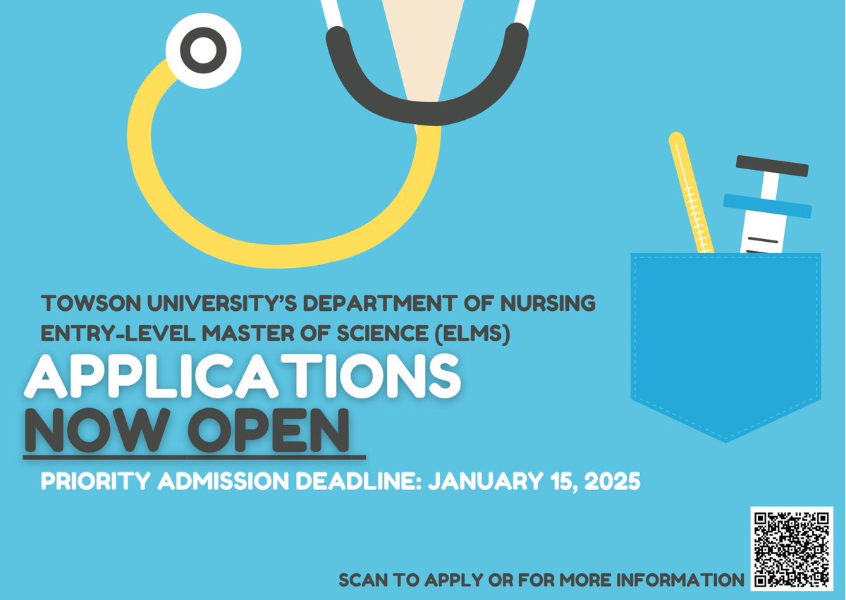 Towson University Department of Nursing tweet media