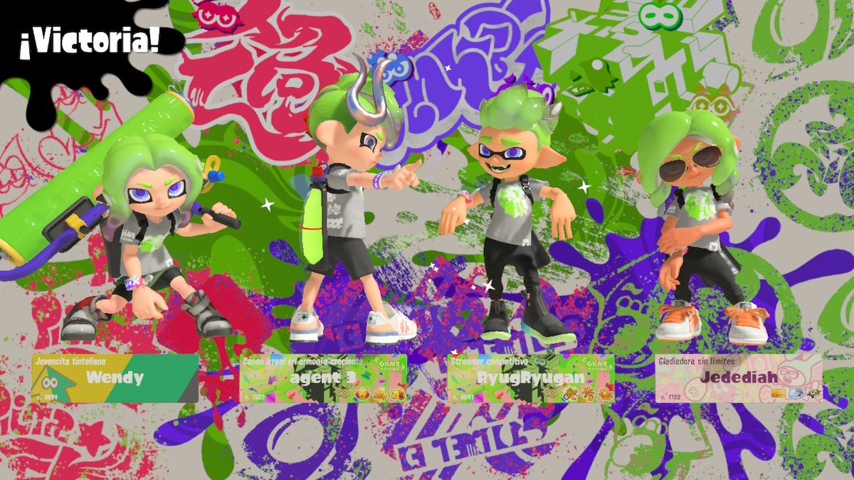 RyugRyugan's tweet photo. Jugamos con @WendyMizumi en su primer #SplatFest y logramos unas victorias muy buenas🌊🩵
#GrandFestival #Splatoon3 #NintendoSwitch #NintendoLatam #Nintendo #Vtuber #WenClips https://t.co/tZq3IExFrw