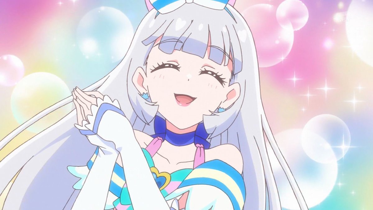 macaronnyao's tweet photo. マルっとアニマルスマイル？
フフフッ♪私だって出来るわ...💜(ﾆｺｯ♪)
 #precure https://t.co/xfC5KjV4of