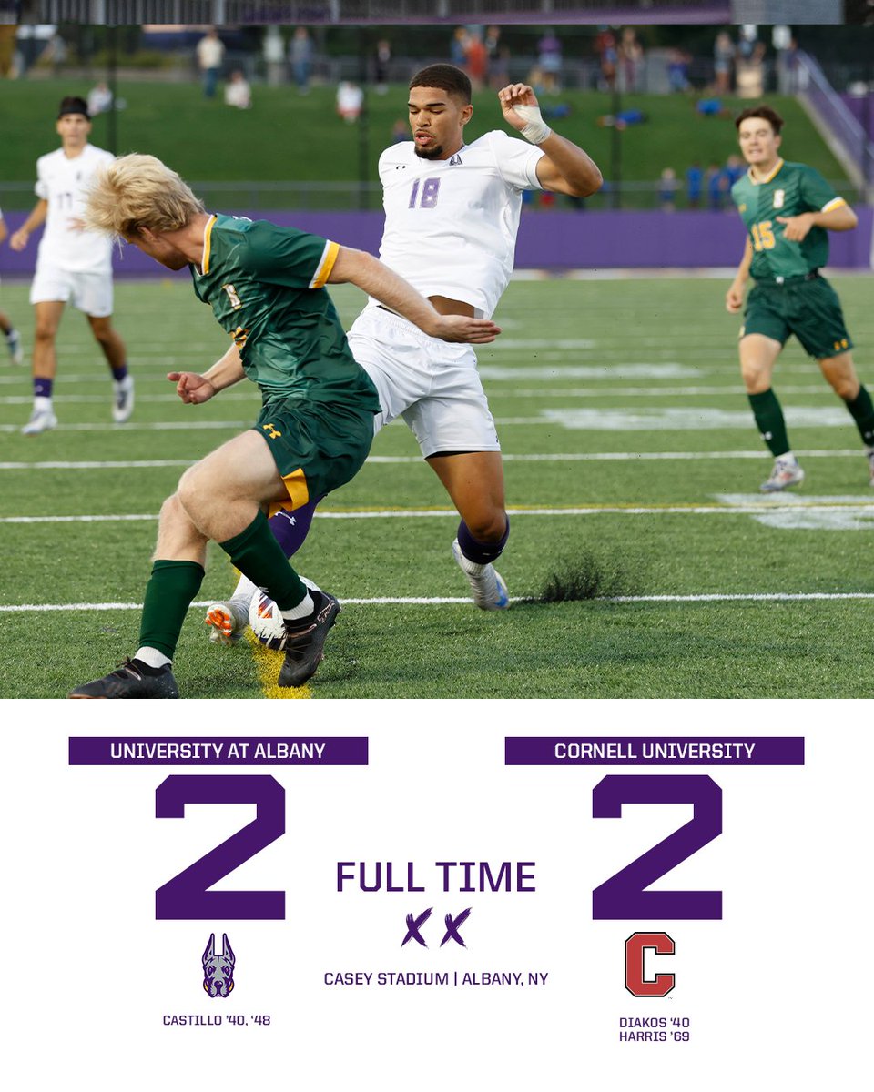 UAlbanyMSOC's tweet photo. Final after full-time 2-2.

#UAUKNOW | #UAlbanyFutbol https://t.co/I9LXwSVs4Z