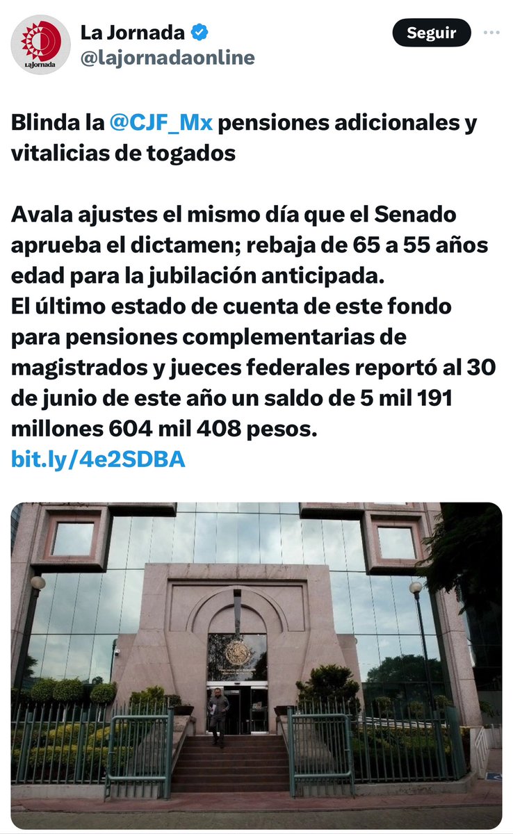 InfoRJudicial's tweet photo. FUERA MÁSCARAS‼️‼️‼️

El mismo día que se aprobó la Reforma al Poder Judicial, magistrados y jueces aprobaron el BLINDAJE a sus PENSIONES MILLONARIAS y VITALICIAS.

No defendían la democracia, LUCHAN POR SUS PRIVILEGIOS. https://t.co/qTifVBvbsI