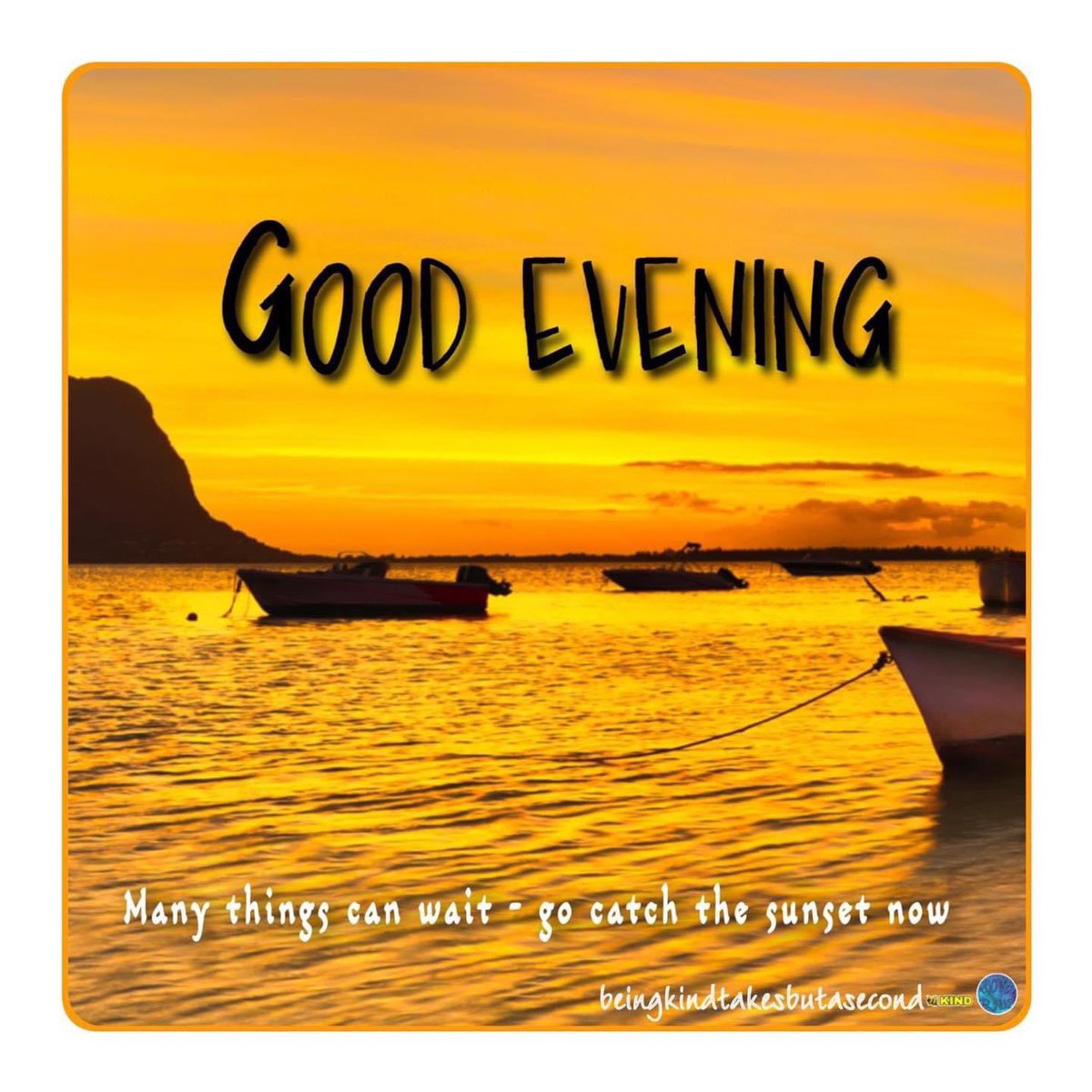 QuotesrusF's tweet photo. 😘❣️ GOOD EVENING 😴 Many things can wait - go catch the sunset now 🙋🏻♀️ 🐝 KIND
#goodevening #evening #goodnight #night #beekind #teamhumanity #beingkindtakesbutasecond #catchthesunset #sunset https://t.co/HcqTpjtxjt