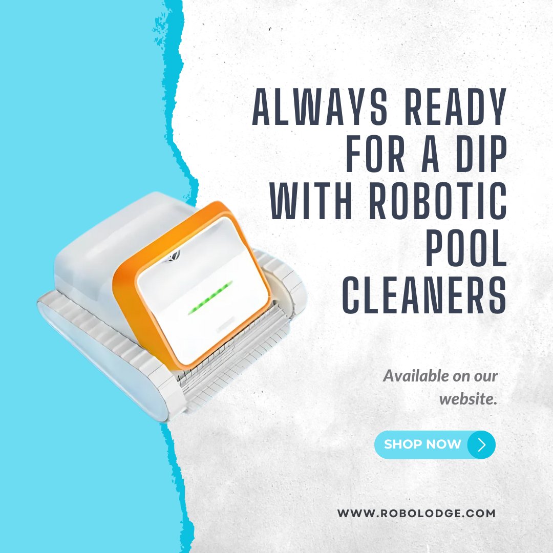 RoboLodge's tweet image. Tired of spending hours cleaning your pool? Robotic pool cleaners take the hassle out of pool maintenance, so you can spend more time enjoying the water. 
Discover the future of pool cleaning. Dive into a cleaner, hassle-free experience!
#PoolCleaning #RoboticCleaner #SmartHome