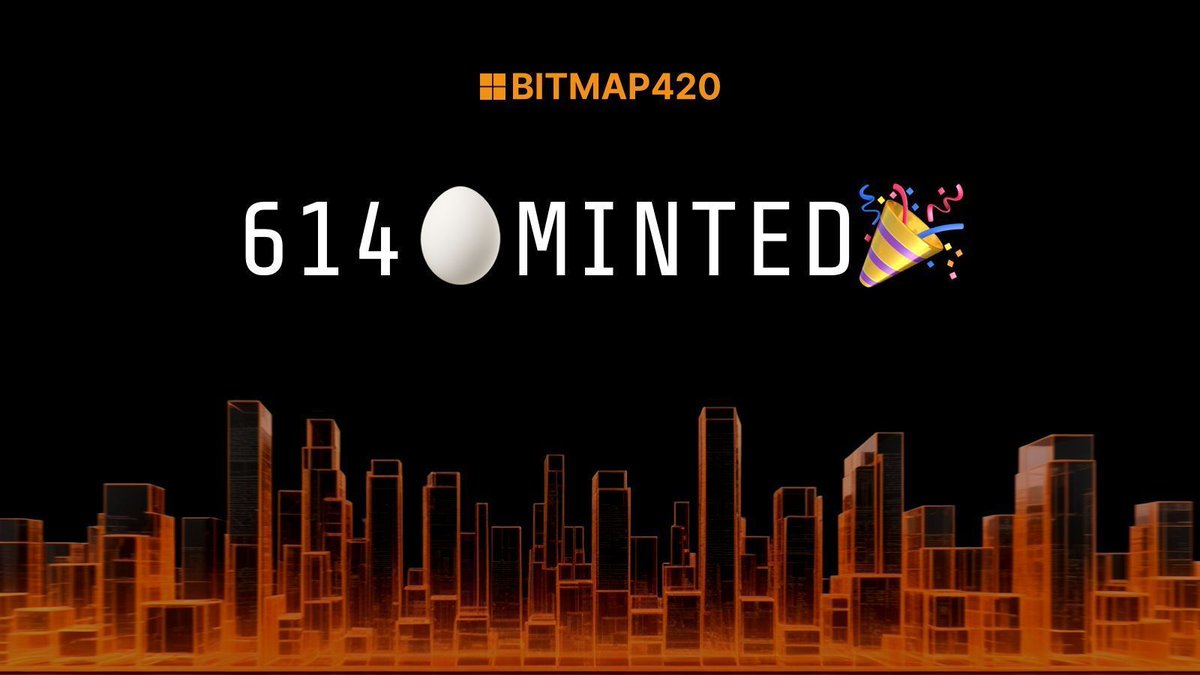 benschiller_xyz's tweet photo. 614 of 888 minted 🥚 https://t.co/Hcj31B2bnM 

Your belief in @Bitmap420 pushes us to keep buidling 💪 ⚒️ https://t.co/1sNMRQMzHV