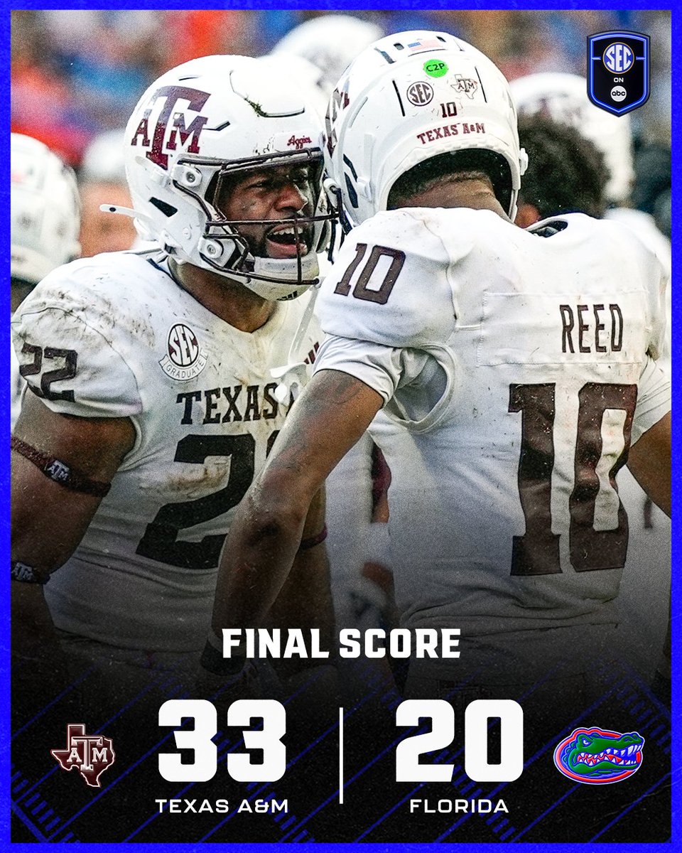 TEXAS A&amp;M DOMINATES IN THE SWAMP 😤 <a href="/AggieFootball/">Texas A&M Football</a>