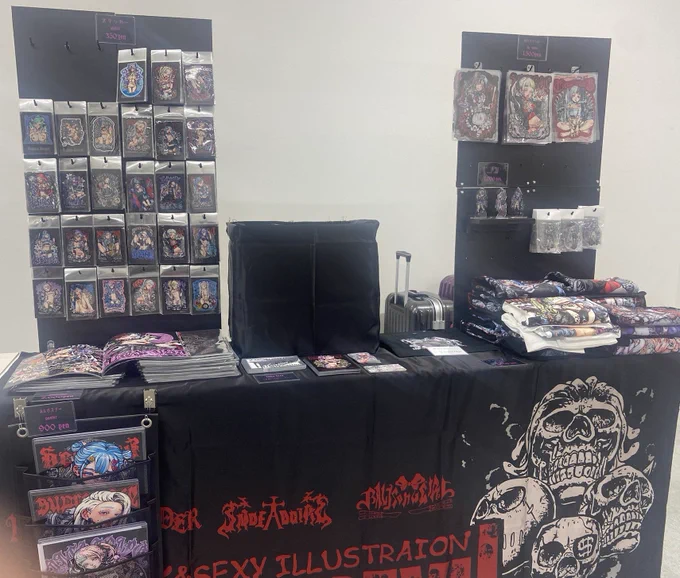 本日はフェチフェス!!僕のブースは5階の30-31!5階に来ていただいたらすぐ見えると思います!是非お気をつけてお越しください 