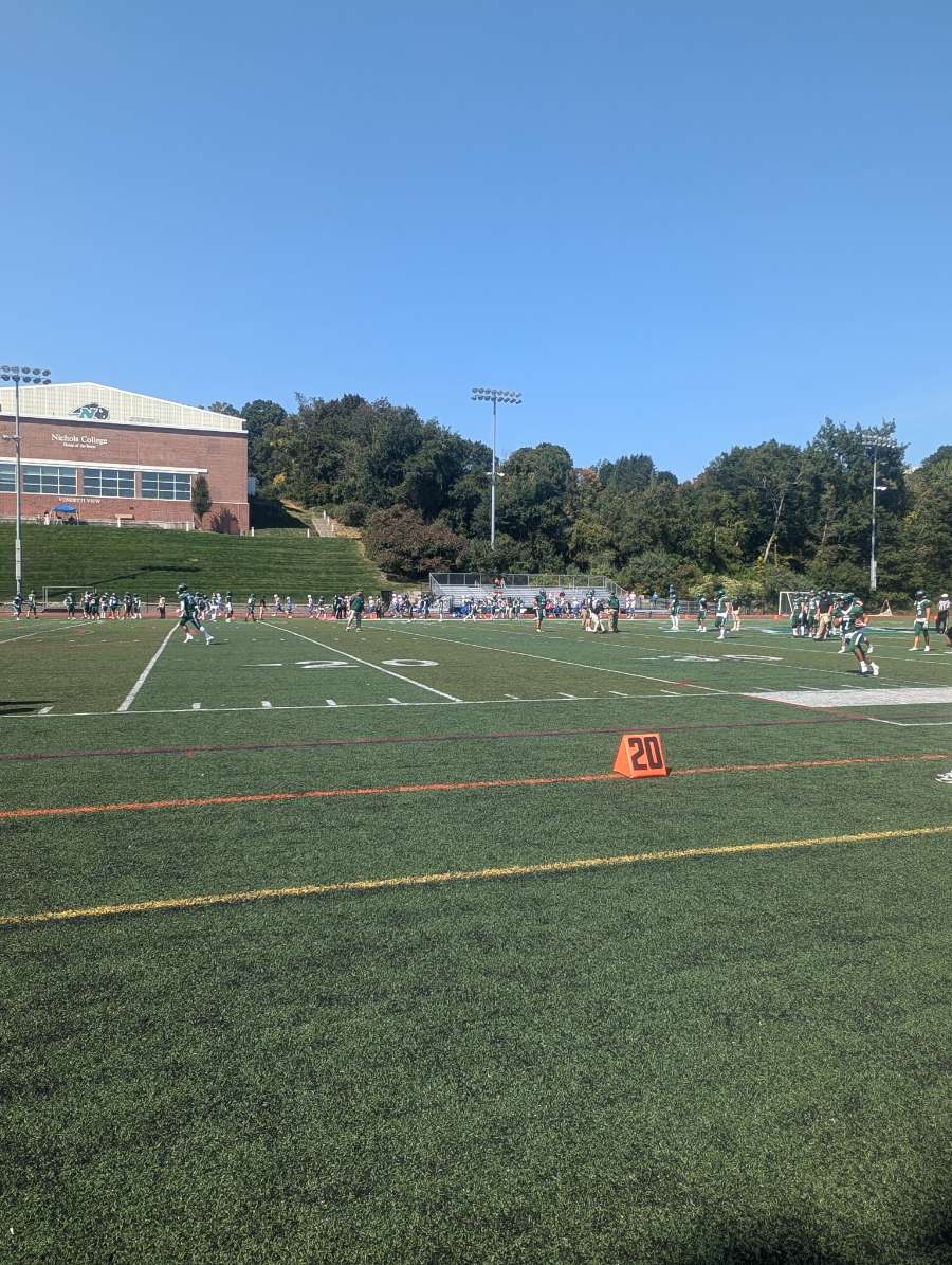 Thank you @coachcbison and <a href="/coachvbisonhc/">Vinny Marino</a> for inviting me to your home opener! Amazing win today. <a href="/coachtieri/">Augie Tieri</a>