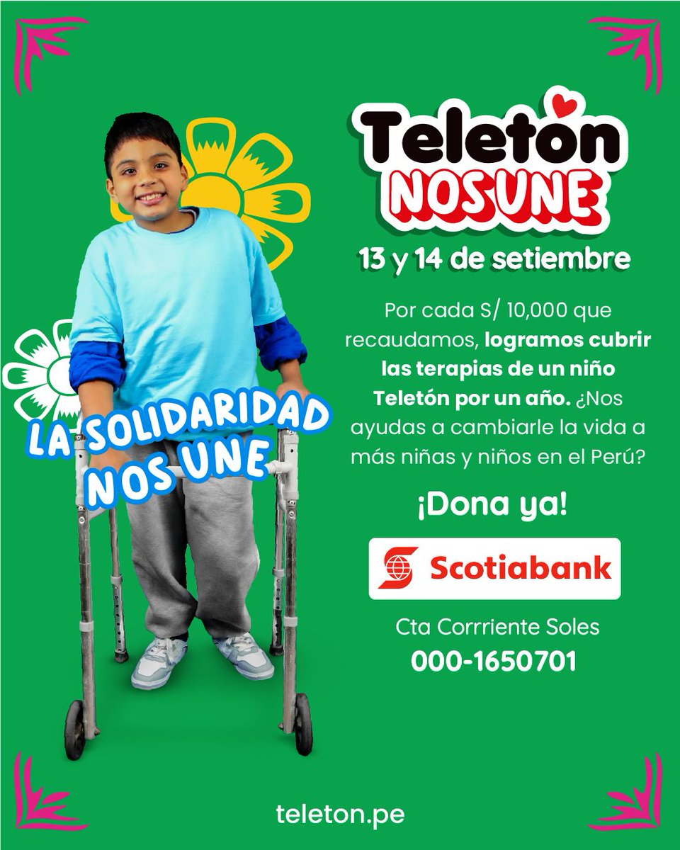 lulu28_99's tweet photo. HOY TODOS SOMOS TELETÓN! ❤️✨️
#TeletónNosUne #Teleton #TeletonPeru #Unidosporlateleton https://t.co/0rjN2KmofO