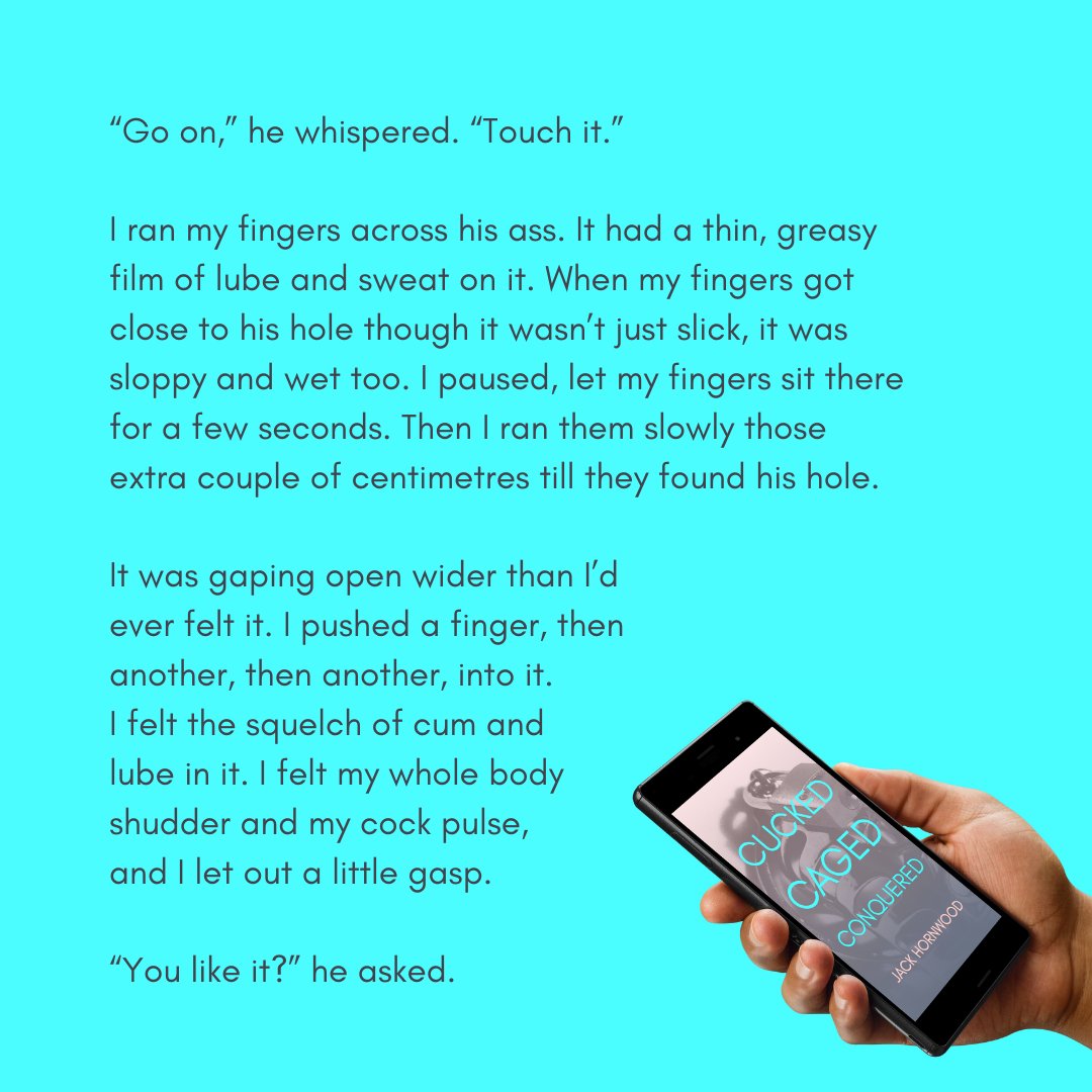 Ever put a finger in your husband's ass after it's been bred by another man?

Cucked, Caged, Conquered.
bunkmatebooks.com/books/conquered