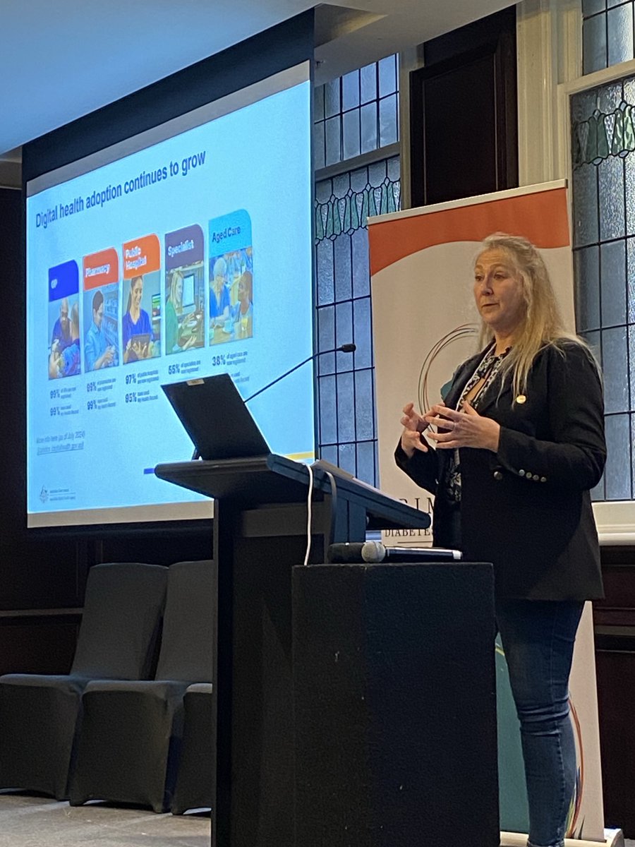 Amanda Cattermole talking about multidisciplinary access to health records ⁦<a href="/PCDSAus/">PCDSA</a>⁩ ⁦<a href="/raudehm/">Ralph Audehm</a>⁩ ⁦<a href="/_ivanchan/">Ivan Chan</a>⁩ ⁦<a href="/nicolefrench_ep/">Nicole French</a>⁩ ⁦<a href="/HangryPancreas/">Dr Ashley Ng</a>⁩