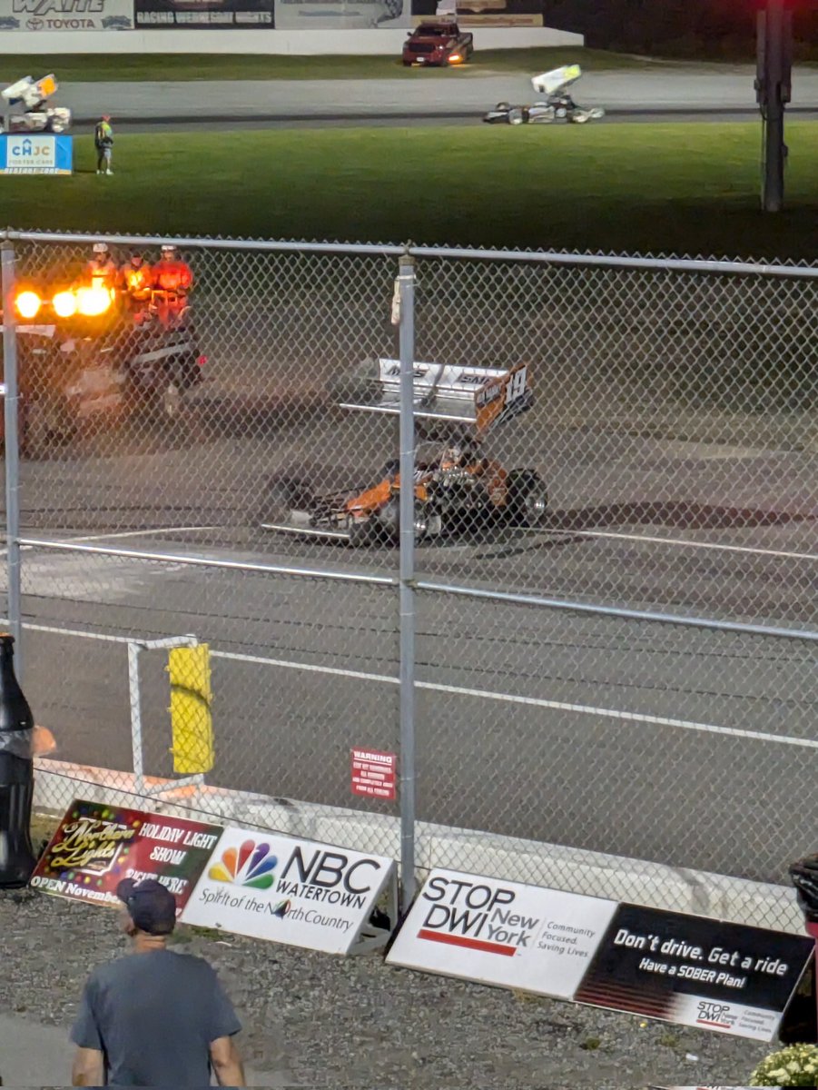 ISMA-MSS Supermodifieds (@ismasupers) on Twitter photo Lap 24 <a href="/tstephens19/">Trent Stephens</a> spins on the front stretch. He rejoins the tail end of the field.
He was your points leader heading into tonight.
<a href="/EvansRaceway/">Evans Mills Raceway Park & Kartway</a> Lap 24 <a href="/tstephens19/">Trent Stephens</a> spins on the front stretch. He rejoins the tail end of the field.
He was your points leader heading into tonight.
<a href="/EvansRaceway/">Evans Mills Raceway Park & Kartway</a>