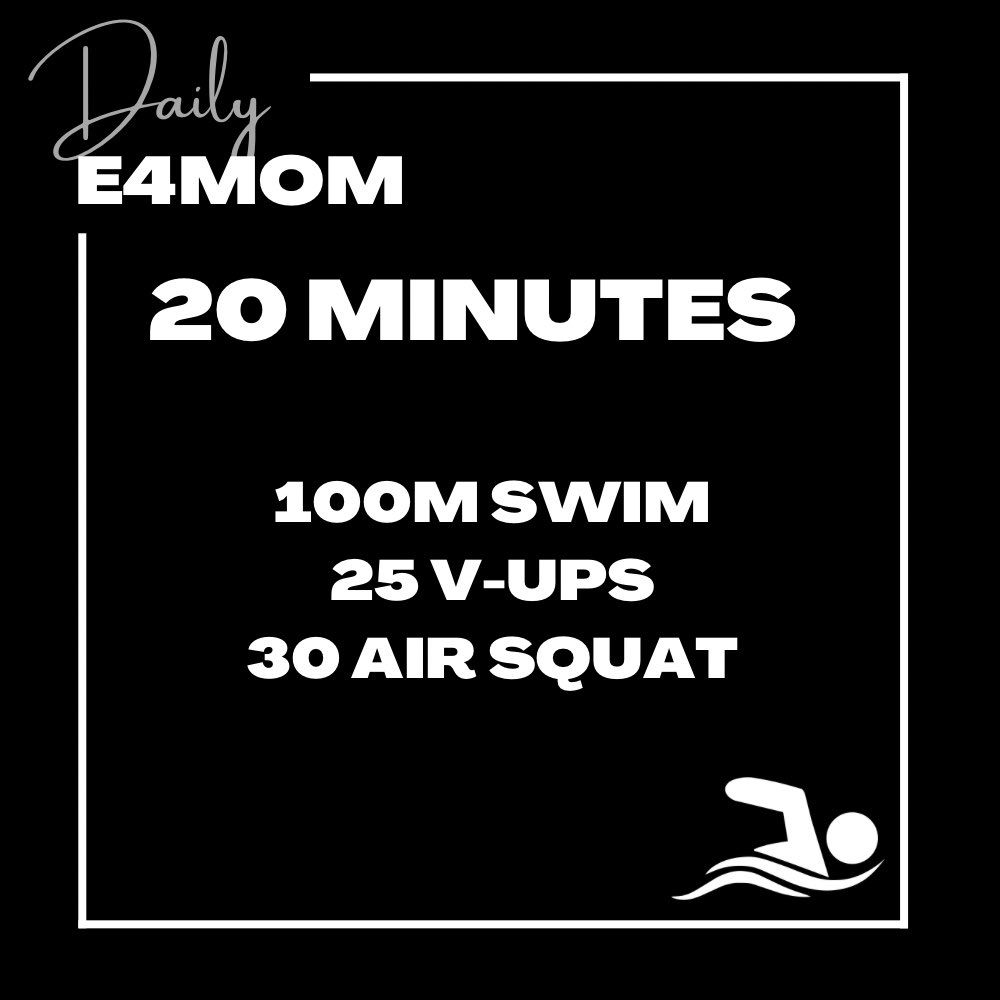 emomdaily's tweet photo. 🏊🏼‍♀️ Every 4 Minutes On the Minute For 20 Minutes 🏊🏼‍♀️

100m Swim
25 V-Ups
30 Air Squats

@CrossFitGames @CrossFit @mjfit @FitneMagazine @SpartanRace @SpartanRace_AU @spartanraceuk 

#emom #hyrox #hyroxworkout #metcon #dailyworkout #dailyworkouts #workout #wod #crossfit #health #fit https://t.co/KyE7bnpsHE