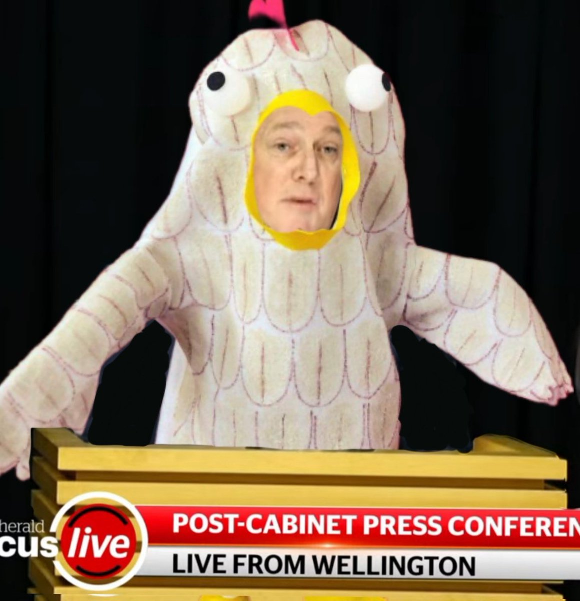 Luxon loves to say "we can have that intellectual conversation all day" but the reality is he can't.

He gets details wrong, misinterprets data, claims ignorance &amp; repeats hollow soundbites ad nauseam.

He's terrified of Q+A because he knows Tame won't let him get away with this.