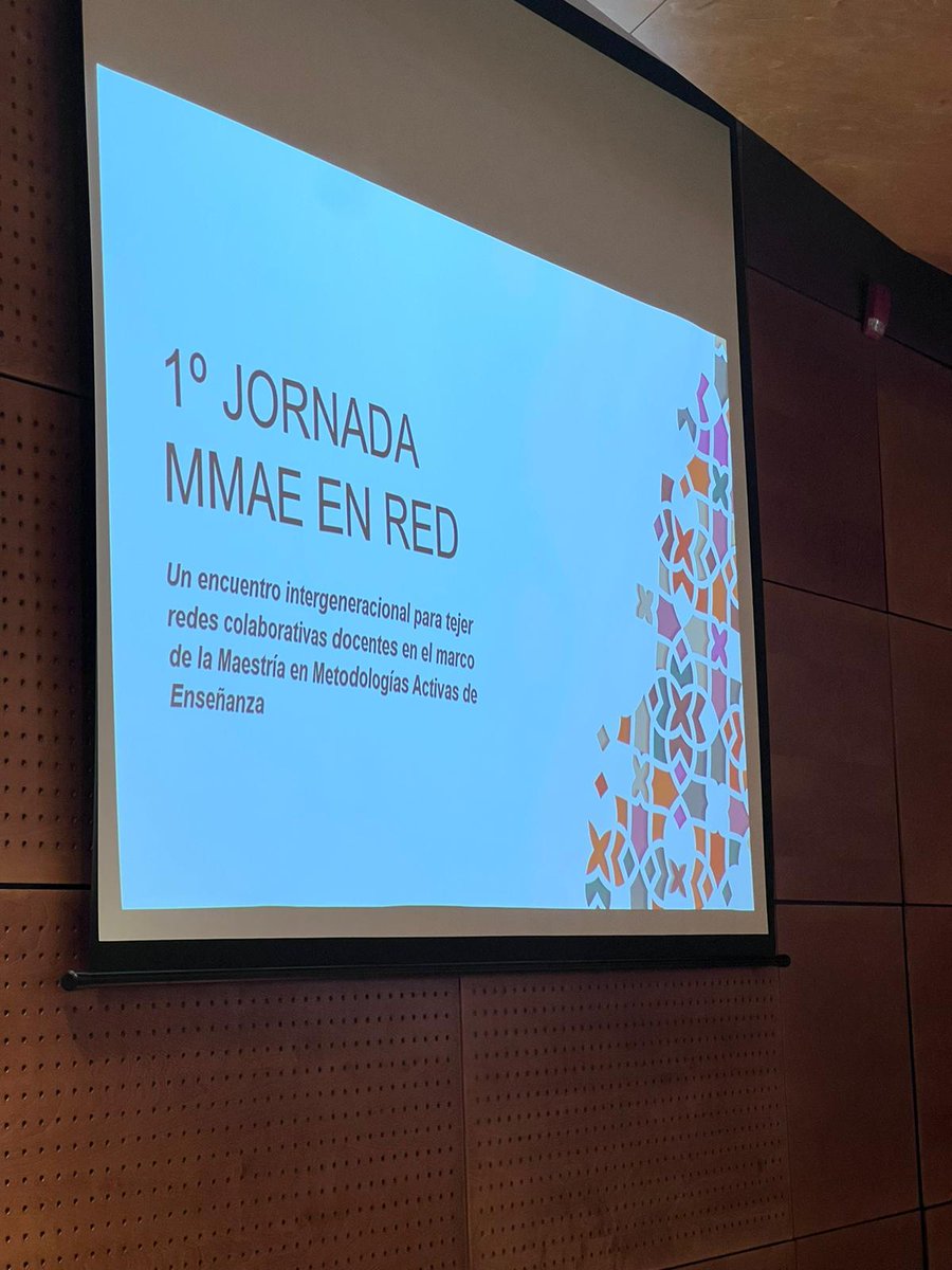 Gracias <a href="/rosinapa/">Rosina Pérez</a> <a href="/Is_Varela/">Isabel Varela</a> <a href="/adiestroBPD/">Alfonso Diestro Fernández</a>  por el panel de expertos híbrido desarrollado en la 1° jornada #MMAEENRED donde reflexionamos y reimaginamos los nuevos roles, perfiles y competencias docentes para el SXXI con la comunidad de la Maestría en Metodologías Activas 🙌