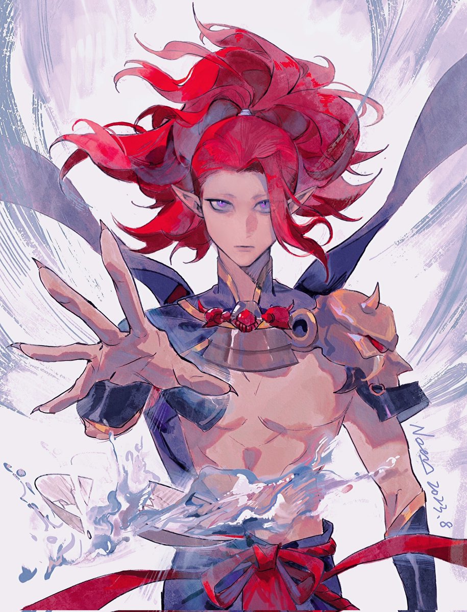Noey_Nuoyi's tweet photo. Actually these are the birthday fanarts of last year...or birthmonth?
#onmyoji 
#陰陽師 
#茨木童子
#酒呑童子 https://t.co/decoUaPDhg