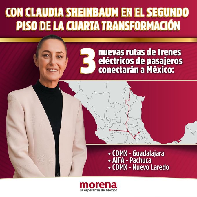 Estos ser&aacute;n los nuevos trenes que ser&aacute;n construidos por Claudia Sheinbaum. Y si, pasar&aacute;n por la regi&oacute;n<a href="/tag/desfilec%C3%ADvicomilitar2024"class="tags"><span>#desfilec&iacute;vicomilitar2024</span></a>