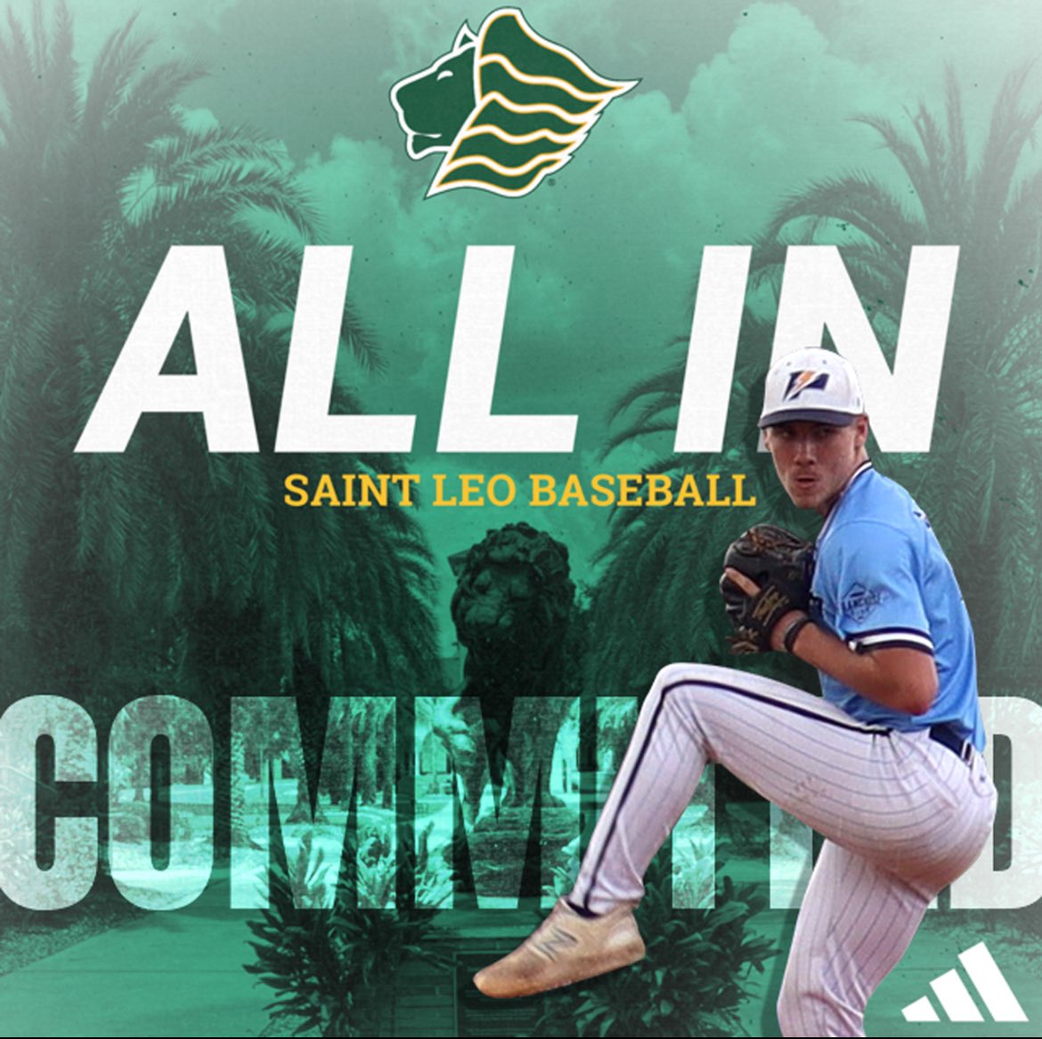 I’m grateful to say that I will be continuing my baseball journey Saint Leo University. I want to thank God for giving me the strength and guidance, and my parents for being so supportive all these years. Finally, i’d like to thank the coaches and staff i’ve played with.