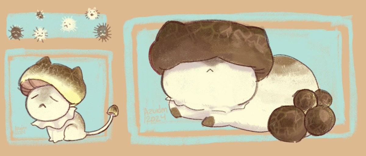 cat spores