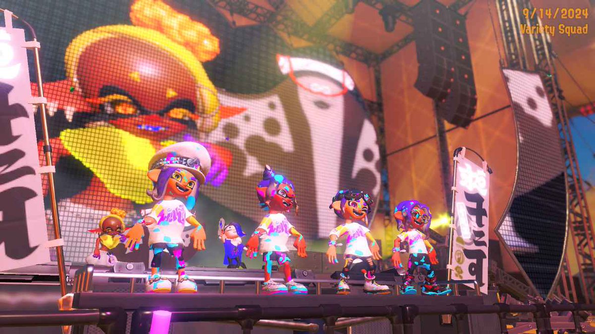 remshia's tweet photo. #splatoon3 #teampresent 🎁🎁🎁🎁💥 https://t.co/dcREiJqYiV