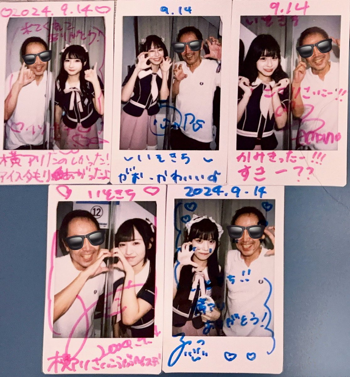 歌奏おんぷ　デコチェキ おんぷと一緒に奏でたよ