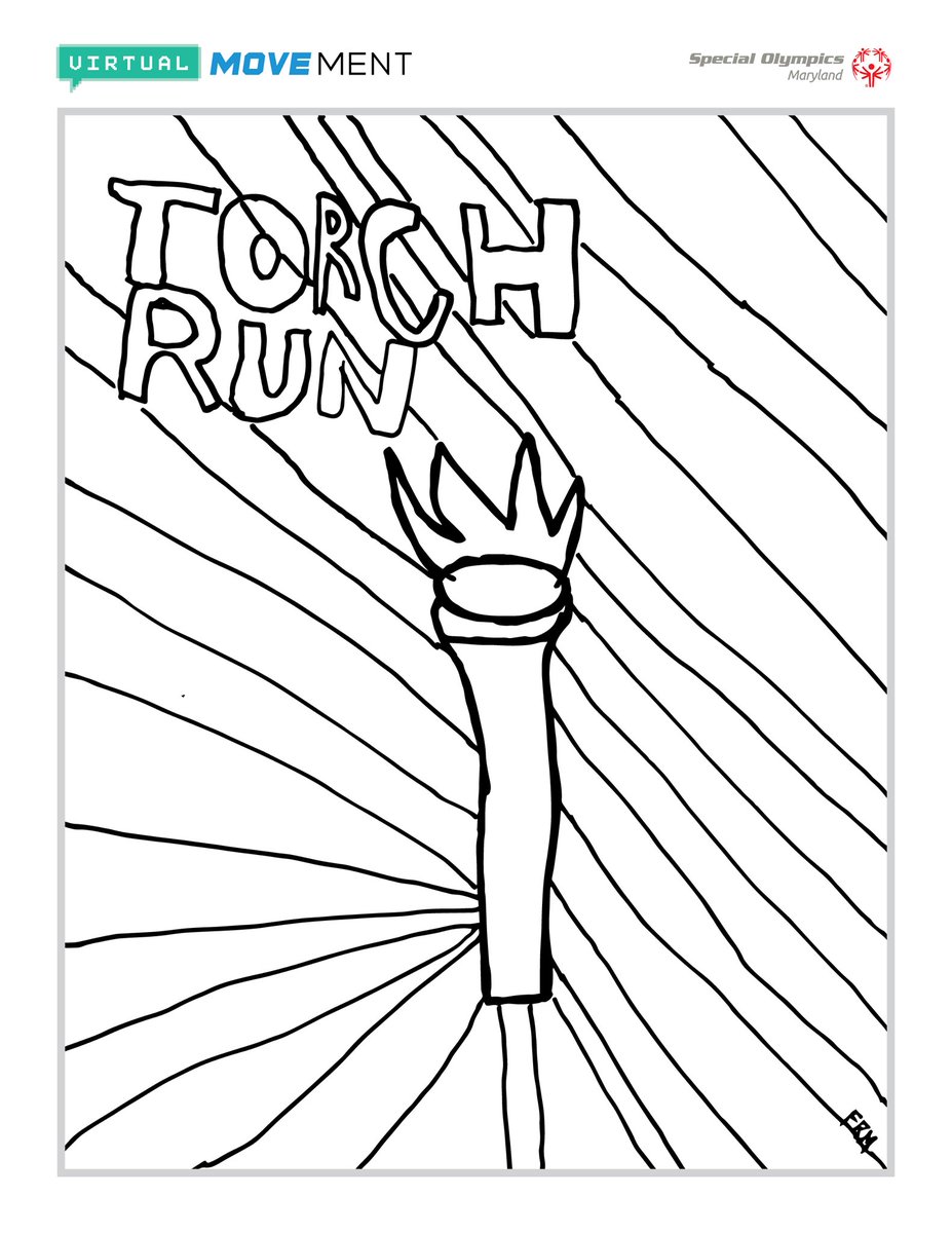 SpOlympicsMD's tweet photo. #StrongMindSaturday is here and we have some coloring pages for you, courtesy of Faith McLuckie! Grab your markers and take some time to relax outside and color today! https://t.co/Cf802dHbIW #InclusiveHealth https://t.co/8M0SJbgjN8