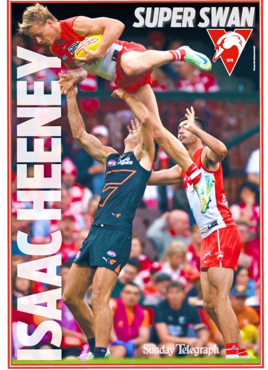 Dan Himbrechts (@danhimbrechts) on Twitter photo Grab a copy of todayโs <a href="/dailytelegraph/">The Daily Telegraph</a> for a pull-out poster of Isaac Heeney in full flight. #AFLFinals <a href="/AAPSport/">AAP Sport</a> <a href="/AAPNewswire/">Australian Associated Press (AAP)</a> #isaacheeney Grab a copy of todayโs <a href="/dailytelegraph/">The Daily Telegraph</a> for a pull-out poster of Isaac Heeney in full flight. #AFLFinals <a href="/AAPSport/">AAP Sport</a> <a href="/AAPNewswire/">Australian Associated Press (AAP)</a> #isaacheeney
