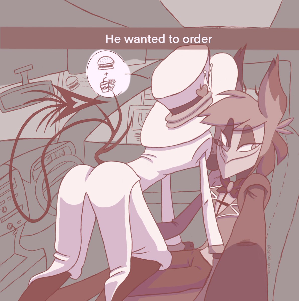 Is it an old meme…yes
Do I care?….Nope

Any excuse to draw Lucifer booty

#radioapple #appleradio #HazbinHoteFanart #LuciferMorningstar #Alastor