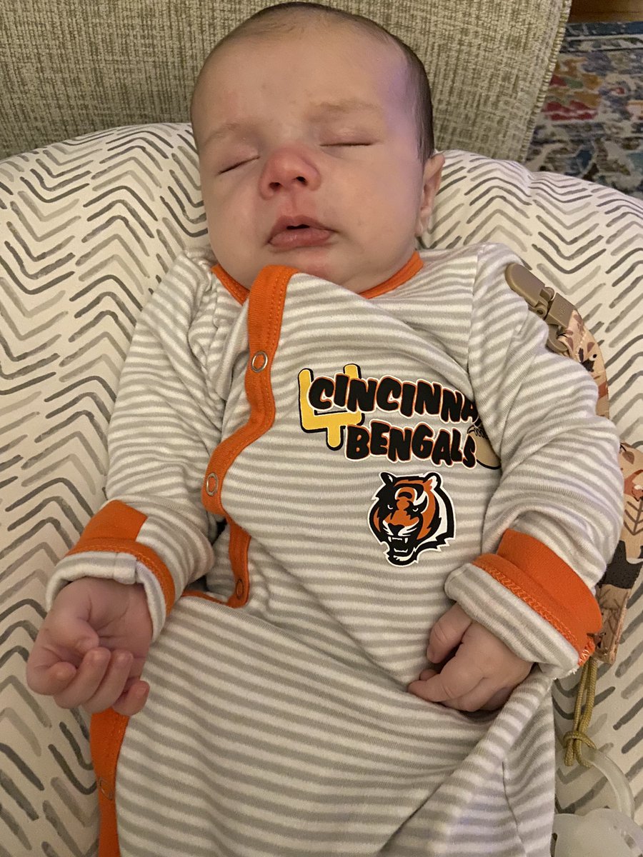 Ninsterrrr's tweet photo. ‘Twas the night before game day🧡🐅🖤 #WhoDey https://t.co/uuJo8jrX0D