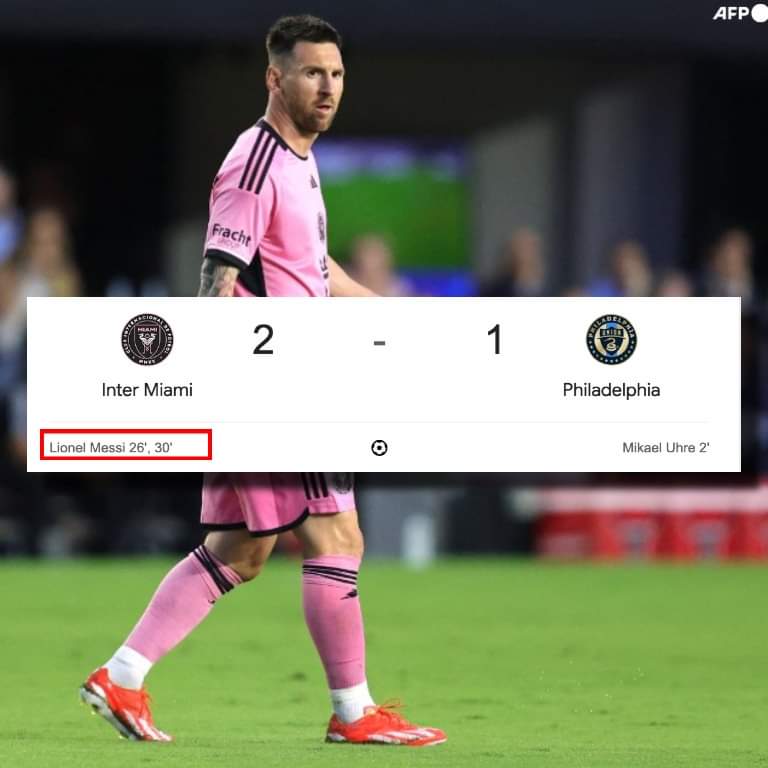 InterDeMiamiCF's tweet image. ¿No jugaba desde hace 2 meses? ¿No hizo pretemporada? ¿Viene saliendo de una lesión?  Lionel Messi regresó a las canchas y marcó un ¡¡DOBLETE!! en un lapso de ¡¡4 MINUTOS!!  Son cosas que solo están a su alcance.

¡¡SON COSAS DEL MEJOR FUTBOLISTA DE TODOS LOS TIEMPOS!! #Messi𓃵