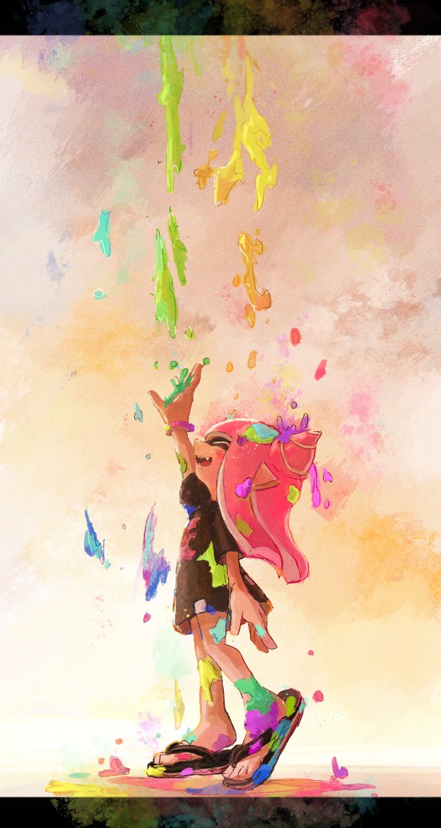 インクシャワーきれい可愛い楽しい
#GrandFestival
#Splatoon3