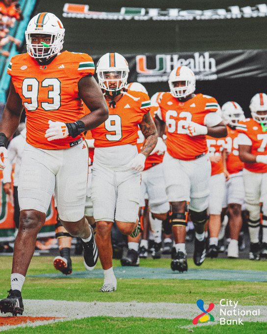 MiamiSportsHQ's tweet photo. 📈 @CanesFootball’s 159 points is a new program record for the most points scored in the first three games of a season.

#GoCanes | @MiamiHurricanes https://t.co/295JSTEpWa