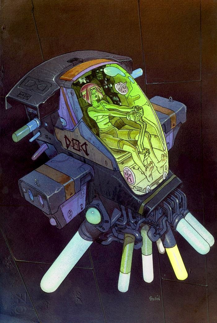 More concept art for The Fifth Element by Jean Giraud (Mœbius) &amp; Jean-Claude Mézières