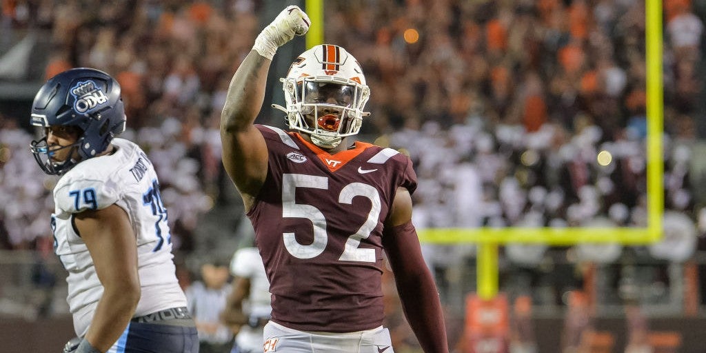 Week 3 Performance

DE Antwaun Powell Ryland - VT

• 8 Tackles (6 Solo)
• 2 Forced Fumbles
• 1 Fumble Recovery
• 4 Tackles for Loss
• 4 Sacks