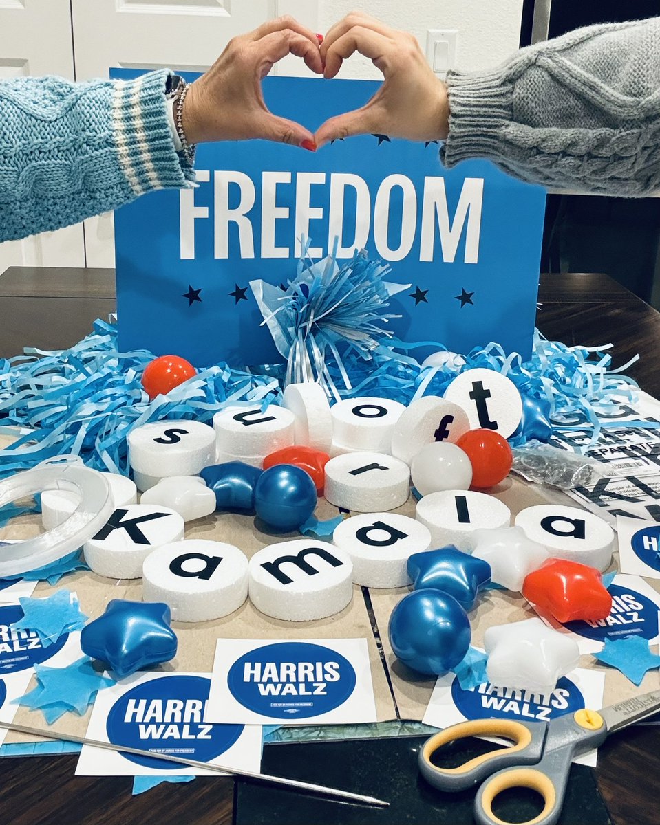 forblueskies18's tweet photo. So make the (giant) friendship bracelets with @Swifties4Kamala and my mom on a #S4Ksaturdaynight

#Swifties4Kamala https://t.co/a3myoYP04h