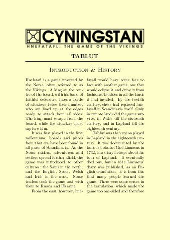 Hnefatafl Board Game tweet media