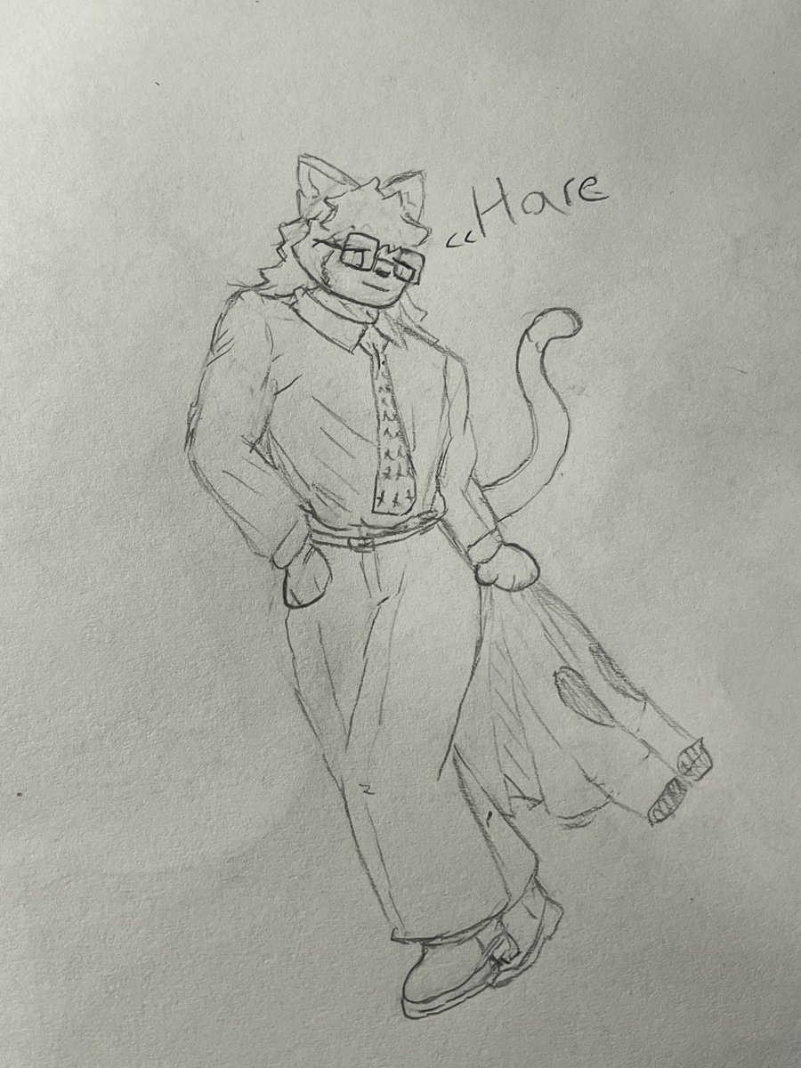 DrawSkinny's tweet image. Look who got a new tie 
@haresive 's epic creature