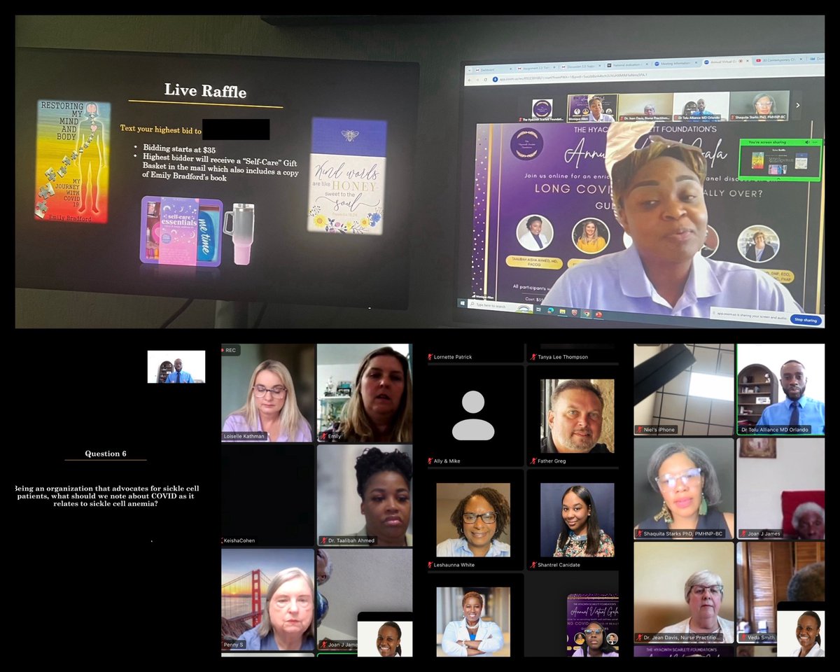 HScarlettOrg's tweet photo. What a beautiful day engaging in a thought-provoking discussion on βLong COVID: Is COVID-19 Really Over?β with a guest panel of experts at our Annual Virtual Gala today! #NationalSickleCellAwarenessMonth #NonProfit #VirtualGala #Advocacy #SickleCellAwareness https://t.co/OwZ7uGxBKW