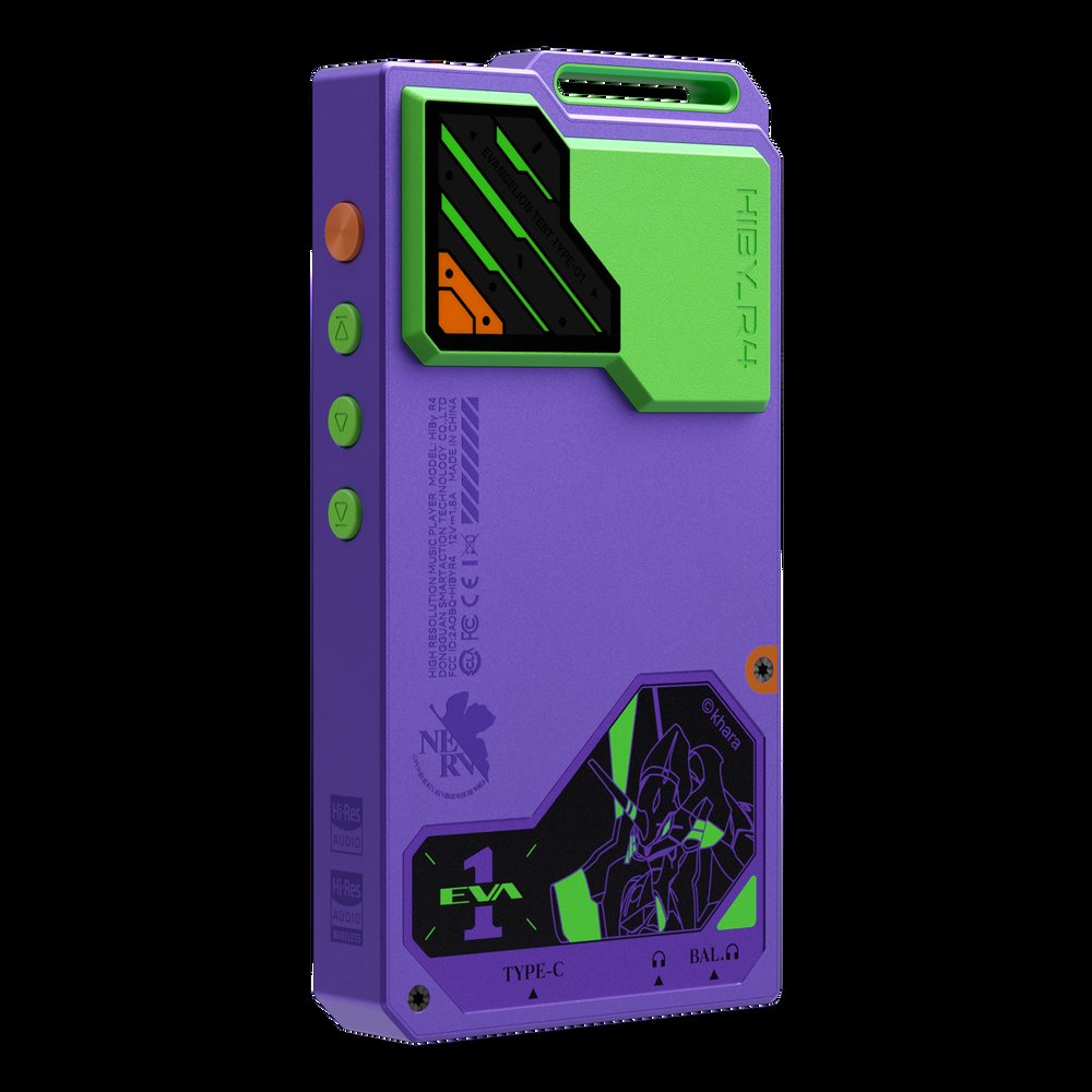 エヴァ仕様のDAP（デジタルオーディオプレーヤー）Hiby R4の予約開始